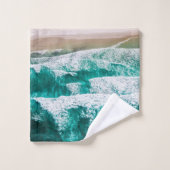 波 バスタオルセット (ウォッシュタオル)