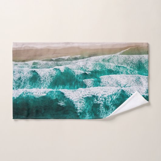 波 バスタオルセット (ハンドタオル)