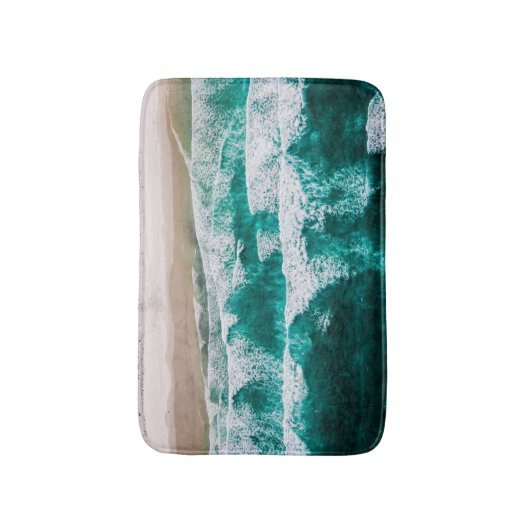 波 バスマット (正面縦)