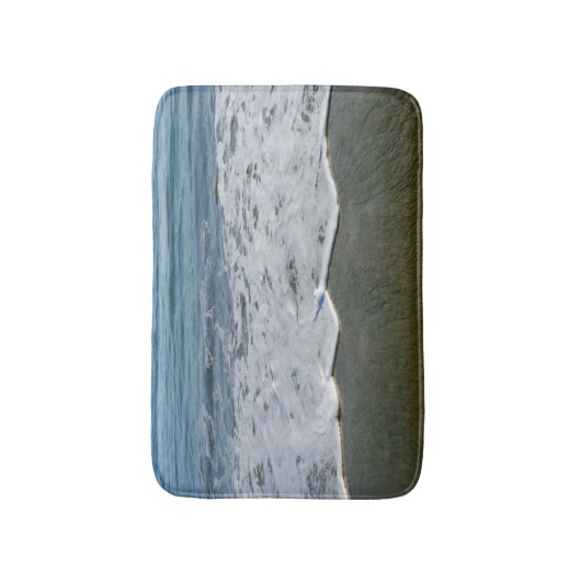 波 バスマット (正面縦)