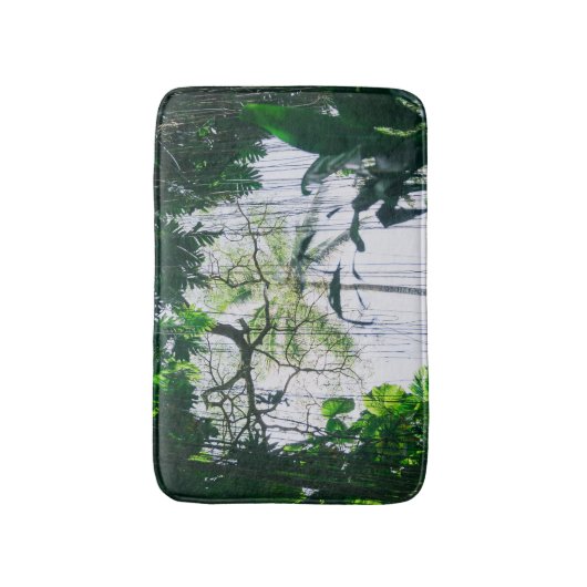 波 バスマット (正面縦)