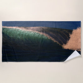 波 ビーチタオル