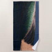 波 ビーチタオル (正面)