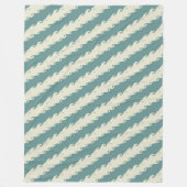 波 フリースブランケット (正面)