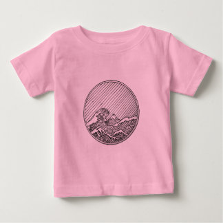 波 ベビーTシャツ