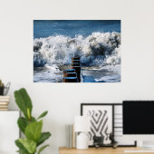 波 ポスター (ホームオフィス)