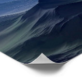 波 ポスター (角)