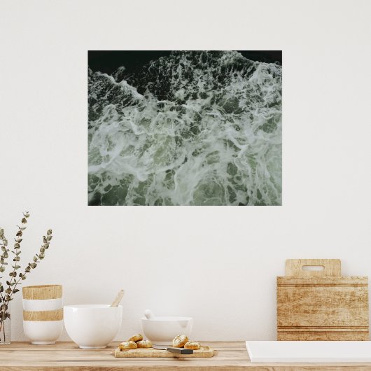 波 ポスター (キッチン)