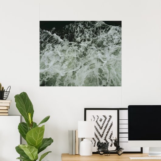 波 ポスター (ホームオフィス)