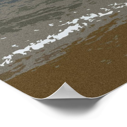 波 ポスター (角)