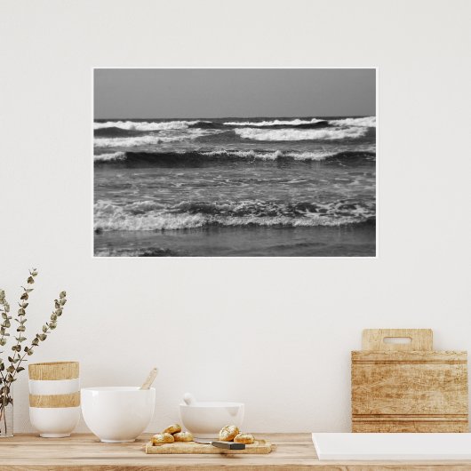 波 ポスター (キッチン)