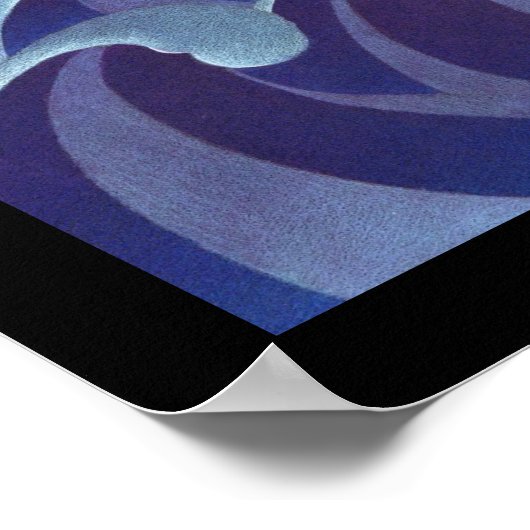 波 ポスター (角)