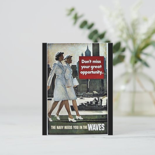 波 ポストカード (スタンド正面)