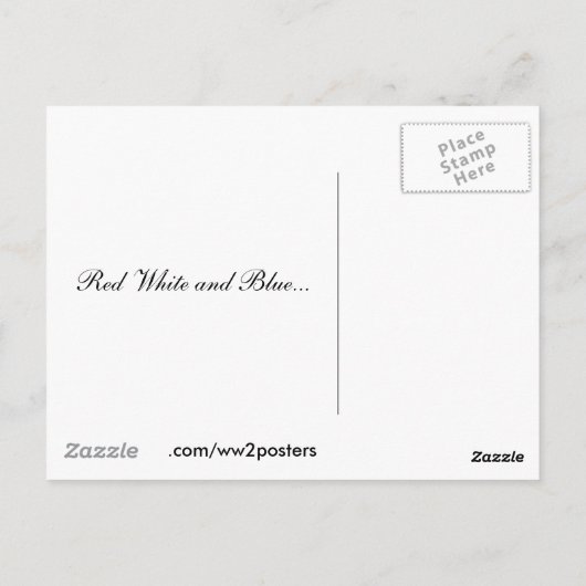 波 ポストカード (裏面)