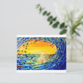 波 ポストカード (スタンド正面)