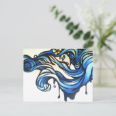 波 ポストカード (スタンド正面)