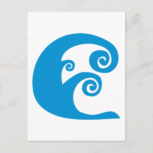 波 ポストカード (正面)