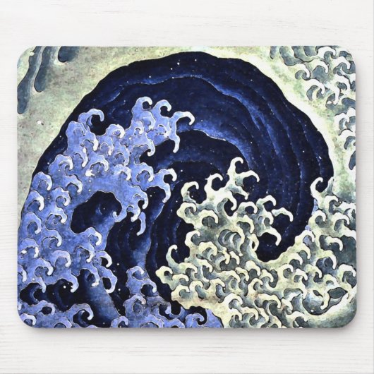 波 マウスパッド (正面)