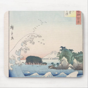 波 マウスパッド