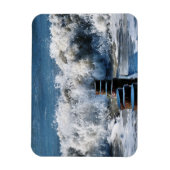 波 マグネット (縦)