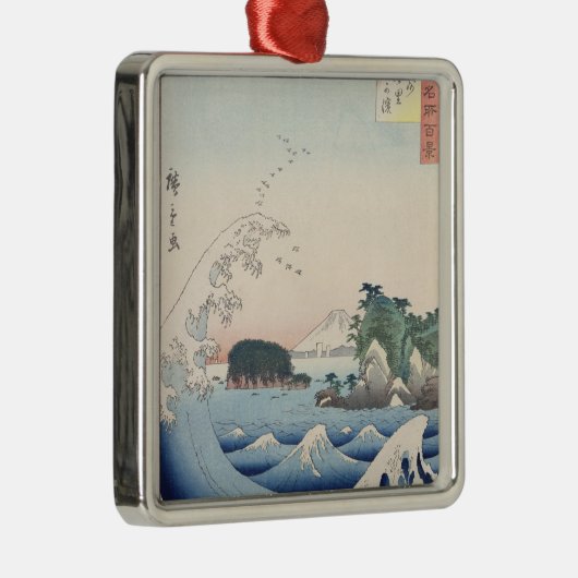 波 メタルオーナメント (右)