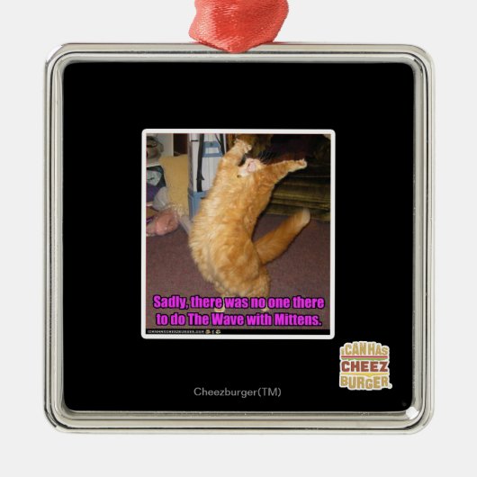 波 メタルオーナメント (正面)