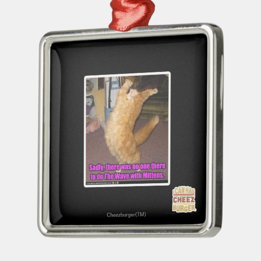 波 メタルオーナメント (左)