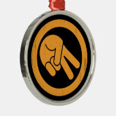 波 メタルオーナメント (右)