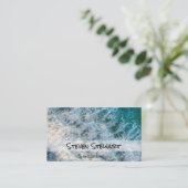 波 |写真家 名刺 (スタンド正面)