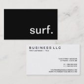 波 名刺 (正面/裏面)