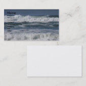 波 名刺 (正面/裏面)
