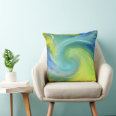 波-抽象芸術-設計されている枕 クッション (椅子)