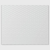 波、日本のグレーの白いラッピング紙 ラッピングペーパー (フラット)