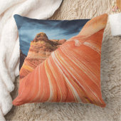 波、朱の崖、アリゾナ州 クッション (ブランケット)