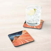 波、朱の崖、アリゾナ州 コースター (右側)