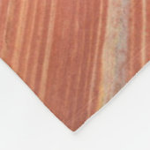 波、朱の崖、アリゾナ州 フリースブランケット (角)