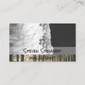 波 |樹木 |屋外撮影 名刺 (正面)