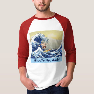 波、男! ワイシャツ Tシャツ