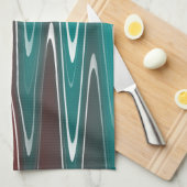 波（白） キッチンタオル (四つ折り)