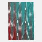 波（白） キッチンタオル (縦)