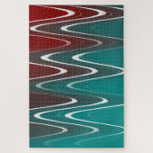 波（白） ジグソーパズル (縦)