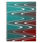 波（白） ノートブック (正面)