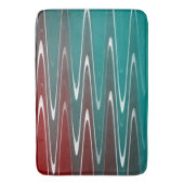 波（白） バスマット (正面縦)