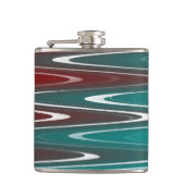 波（白） フラスク (正面)