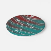 波（白） ペーパープレート (アングル)