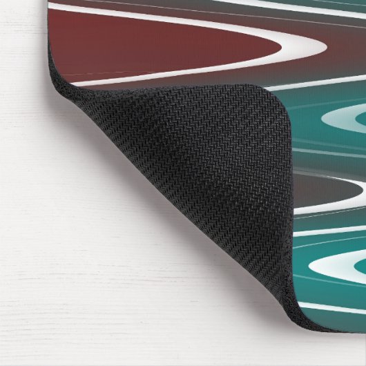 波（白） マウスパッド (コーナー)