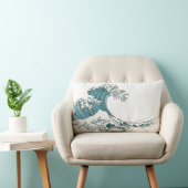 波-白 ランバークッション (椅子)