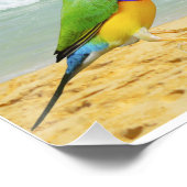 波、空とサーフオンボアビスタビーチ ポスター (コーナー)