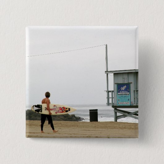 波! 缶バッジ (正面)