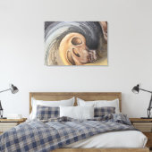 波(過去) キャンバスプリント (インサイチュ (寝室))